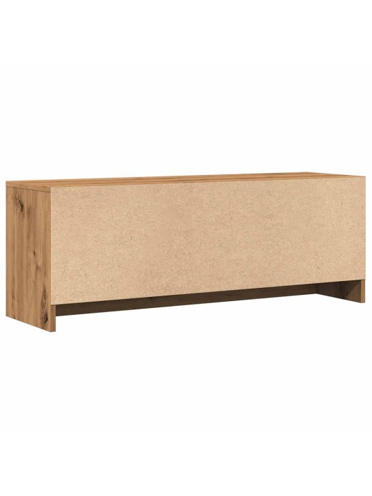 Tv skapītis, koka krāsa, 102x30x37,5 cm, inženierijas koks