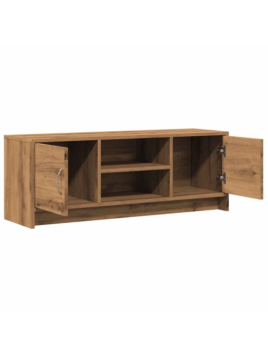 Tv skapītis, koka krāsa, 102x30x37,5 cm, inženierijas koks