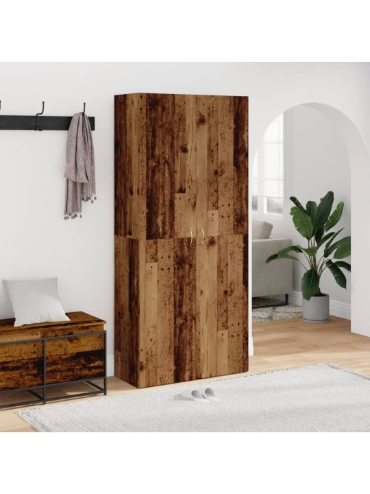 Apavu skapis, veca koka, 80x35,5x180 cm, inženierijas koks