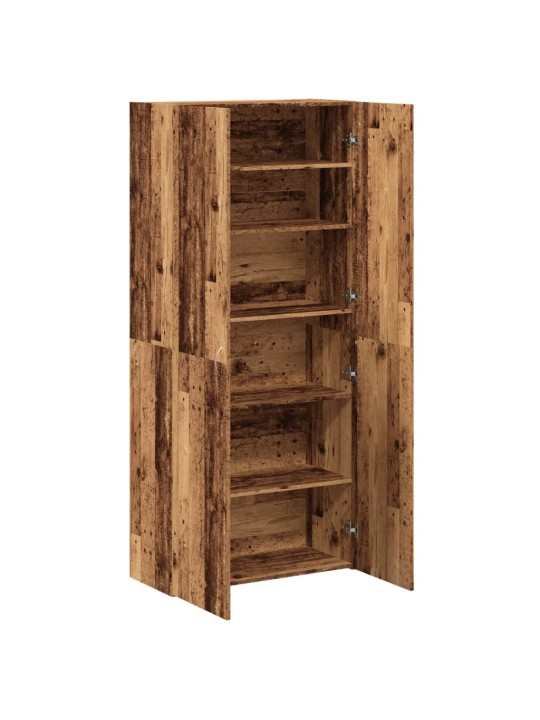 Apavu skapis, veca koka, 80x35,5x180 cm, inženierijas koks