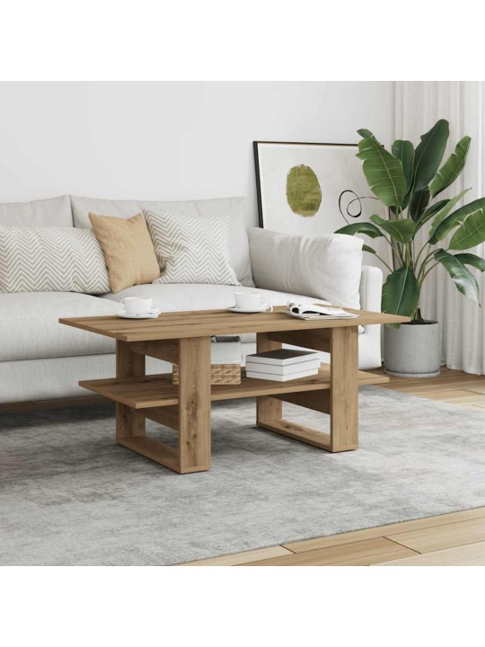 Kafijas galdiņš, 102x55x42 cm, koka krāsa, inženierijas koks
