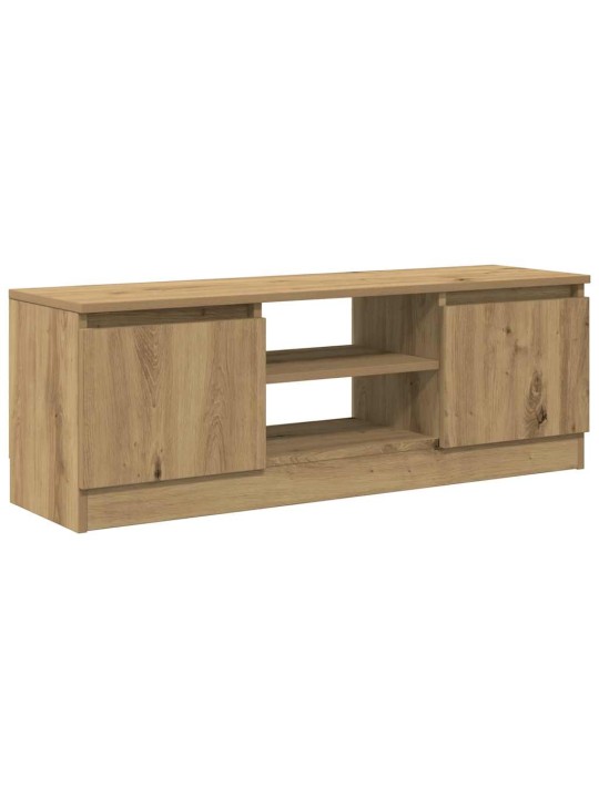 Tv skapītis, koka krāsa, 102x30x36 cm, inženierijas koks