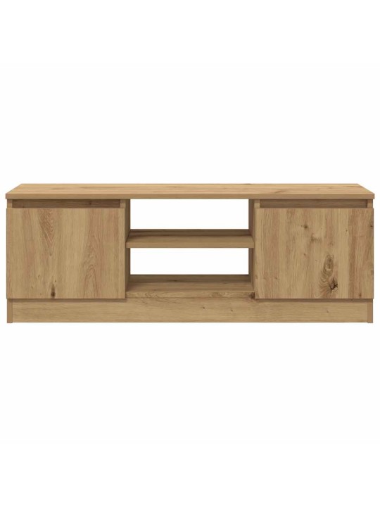 Tv skapītis, koka krāsa, 102x30x36 cm, inženierijas koks