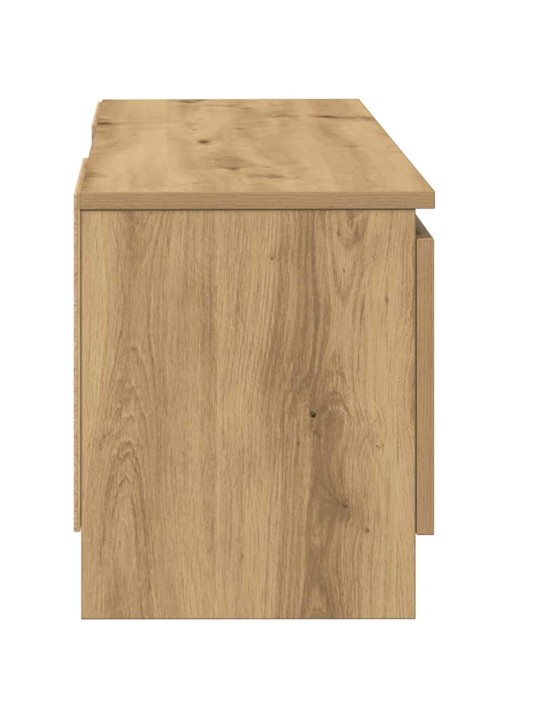 Tv skapītis, koka krāsa, 102x30x36 cm, inženierijas koks