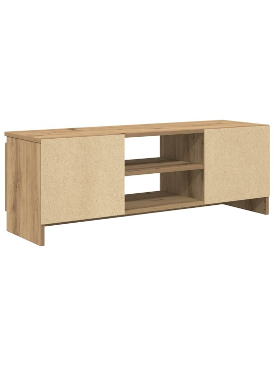 Tv skapītis, koka krāsa, 102x30x36 cm, inženierijas koks