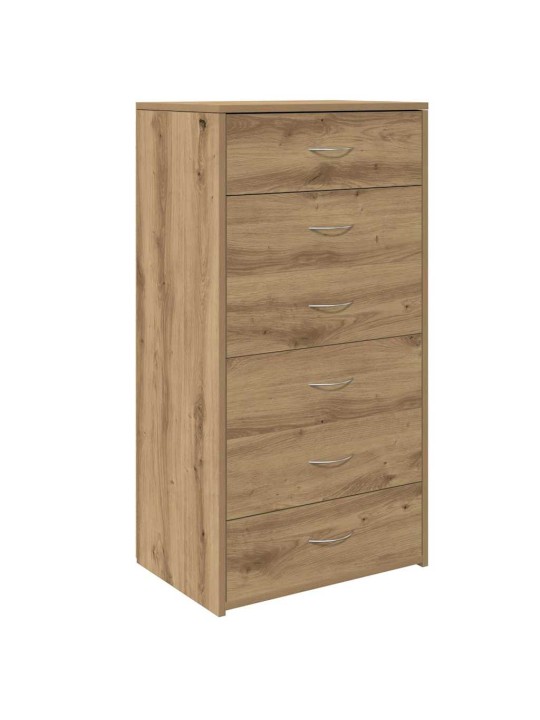 Kumode ar 6 atvilktnēm amatnieks 50x34x96 cm inženierijas koks