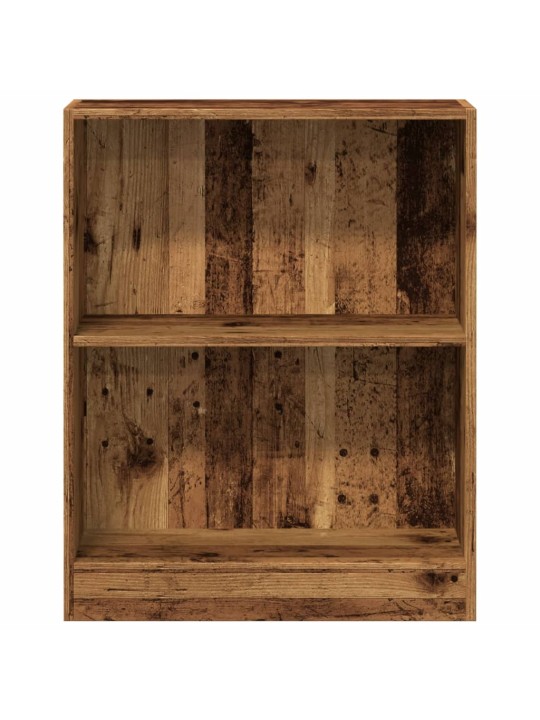 Grāmatu plaukts, koka krāsā, 60x24x76 cm, inženierijas koks