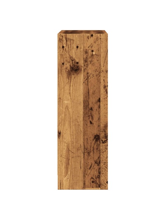 Grāmatu plaukts, koka krāsā, 60x24x76 cm, inženierijas koks