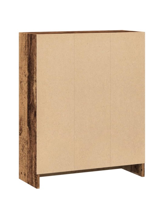 Grāmatu plaukts, koka krāsā, 60x24x76 cm, inženierijas koks