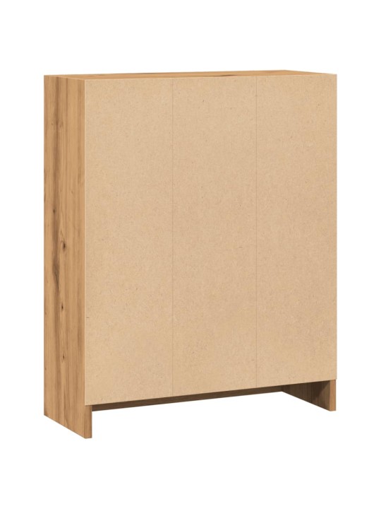 Grāmatu plaukts, koka krāsa, 60x24x76 cm, inženierijas koks
