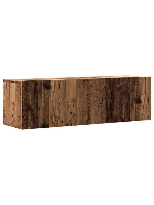 Sienas tv skapītis, veca koka, 100x30x30 cm, inženierijas koks