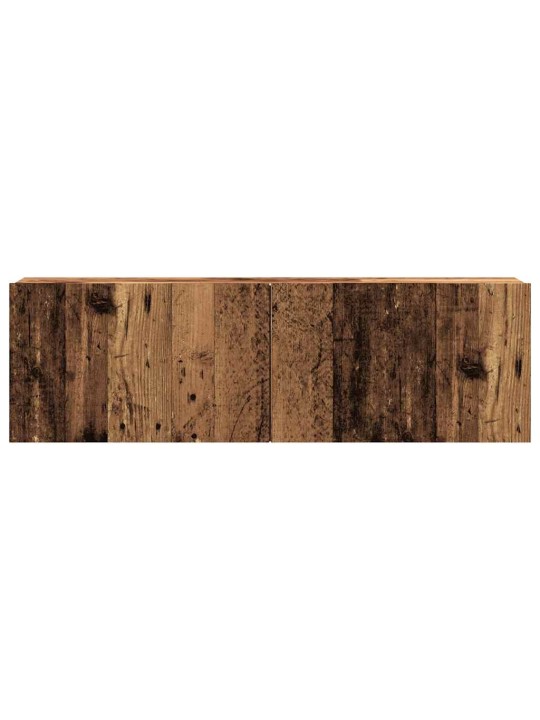 Sienas tv skapītis, veca koka, 100x30x30 cm, inženierijas koks