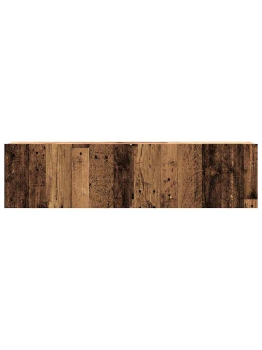 Sienas tv skapītis, veca koka, 120x30x30 cm, inženierijas koks
