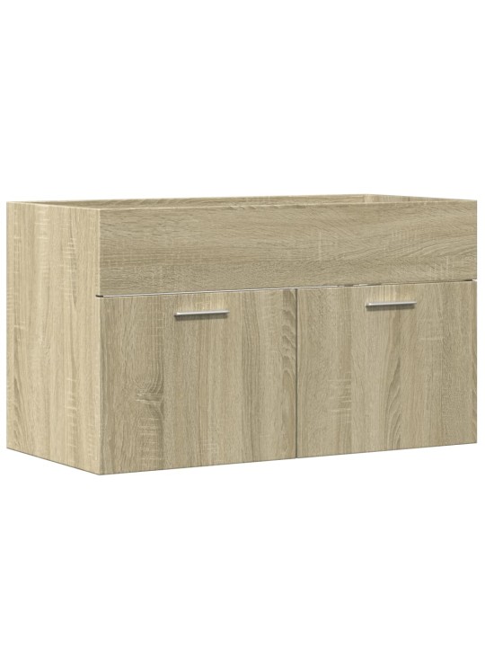 Vannasistabas skapītis ozolkoka 90x38,5x46 cm inženierijas koks