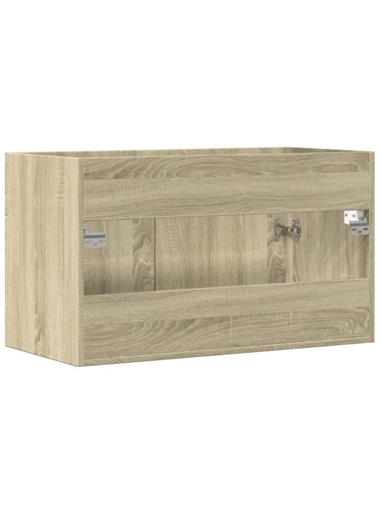 Vannasistabas skapītis ozolkoka 90x38,5x46 cm inženierijas koks