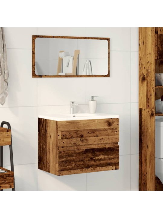 Vannasistabas skapis veca koka 60x38,5x45 cm konstruēts koks