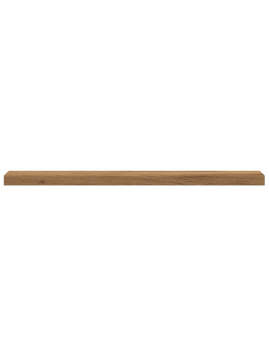Sienas plaukti 4 gab. koka krāsa 40x10x1,5 cm inženierijas koks
