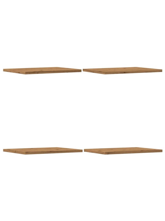 Plauktu dēļi 4 gab. koka krāsa 40x30x1,5 cm inženierijas koks