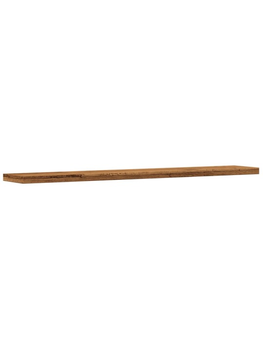 Sienas plaukti 4 gab. veca koka 60x20x1,5 cm inženierijas koks