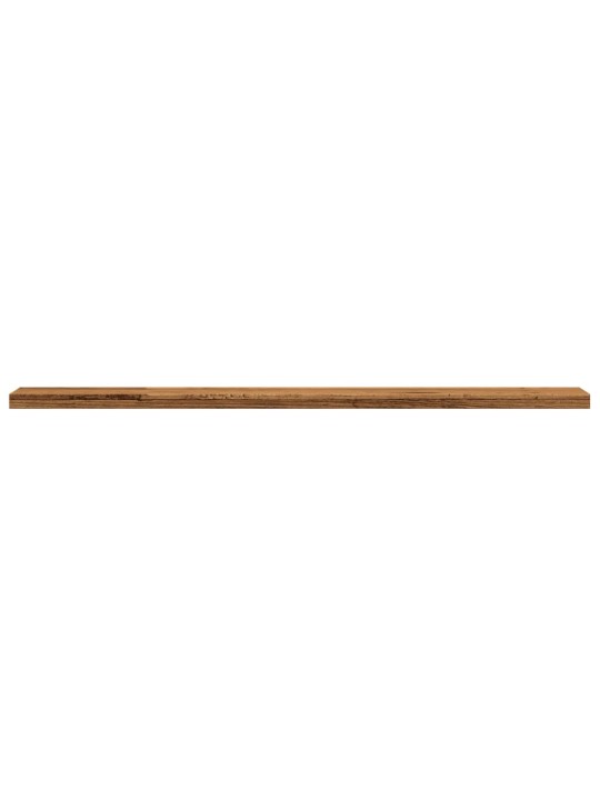 Sienas plaukti 4 gab. veca koka 60x20x1,5 cm inženierijas koks