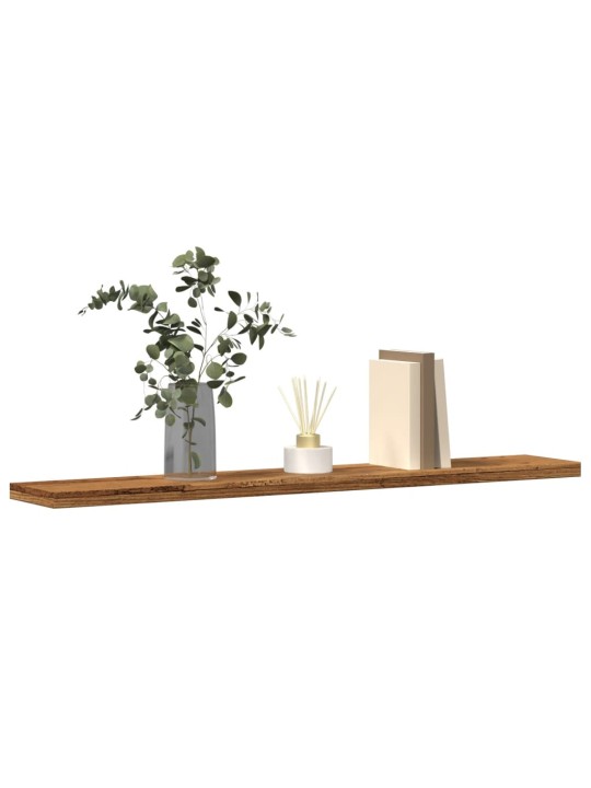 Sienas plaukti 4 gab. veca koka 60x20x1,5 cm inženierijas koks