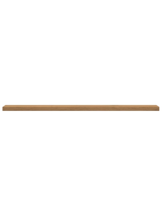 Sienas plaukti 4 gab. koka krāsa 60x20x1,5 cm inženierijas koks