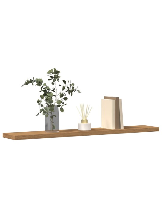 Sienas plaukti 4 gab. koka krāsa 60x20x1,5 cm inženierijas koks