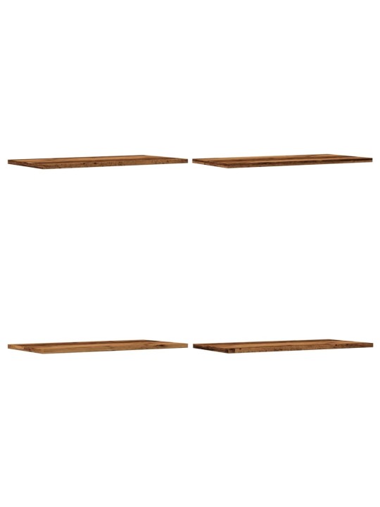 Sienas plaukti 4 gab. veca koka 60x30x1,5 cm inženierijas koks