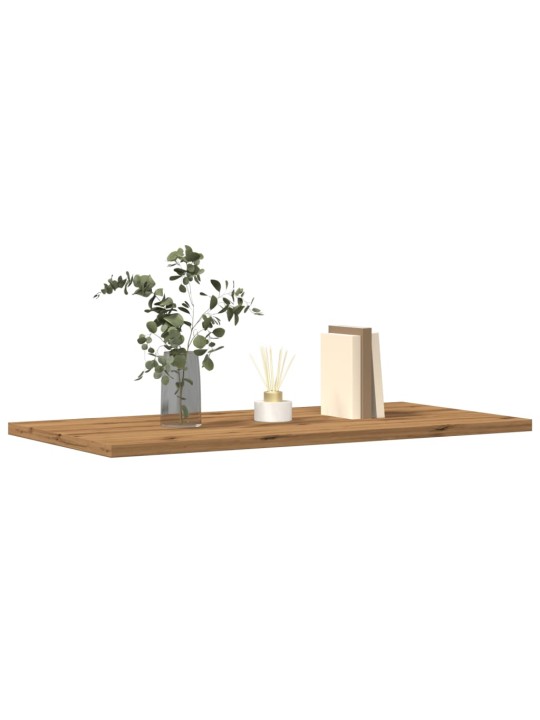 Sienas plaukti 4 gab. koka krāsa 60x30x1,5 cm inženierijas koks