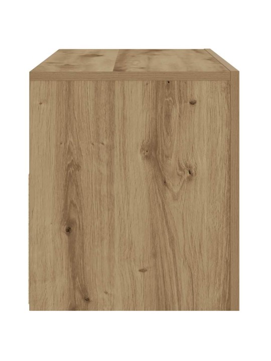 Tv skapītis ar led lampiņām, 90x35x40 cm, inženierijas koks