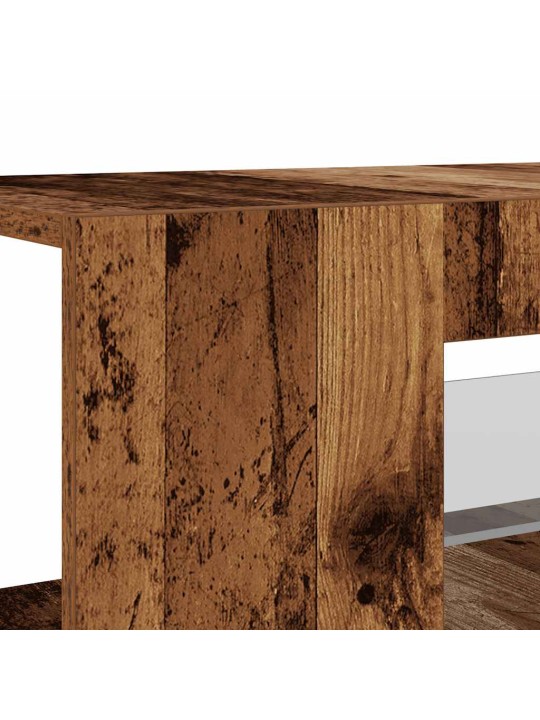 Tv skapītis ar led lampiņām, 90x39x30 cm, inženierijas koks