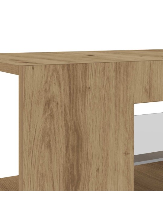 Tv skapītis ar led lampiņām, 90x39x30 cm, inženierijas koks