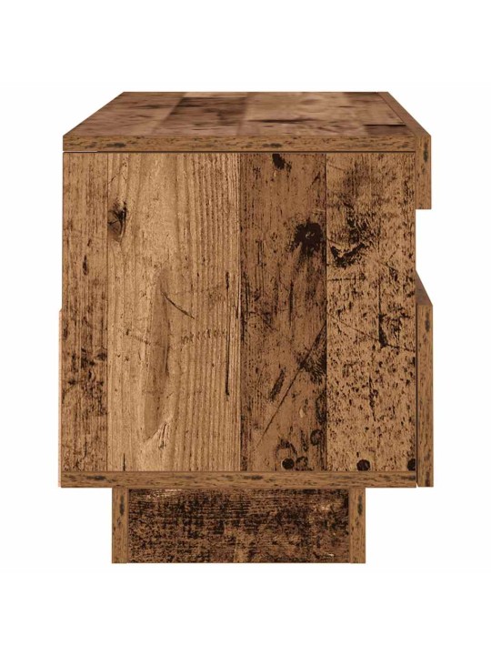 Tv skapītis ar led lampiņām, 100x35x40 cm, inženierijas koks