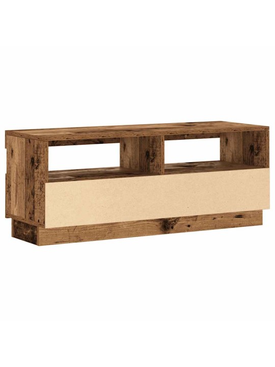 Tv skapītis ar led lampiņām, 100x35x40 cm, inženierijas koks