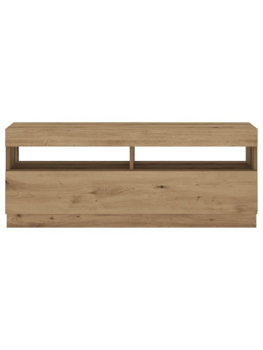 Tv skapītis ar led lampiņām, 100x35x40 cm, inženierijas koks