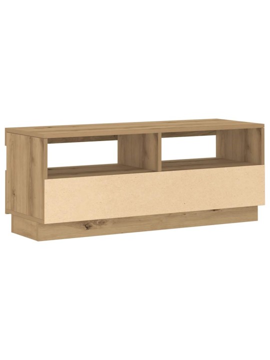 Tv skapītis ar led lampiņām, 100x35x40 cm, inženierijas koks