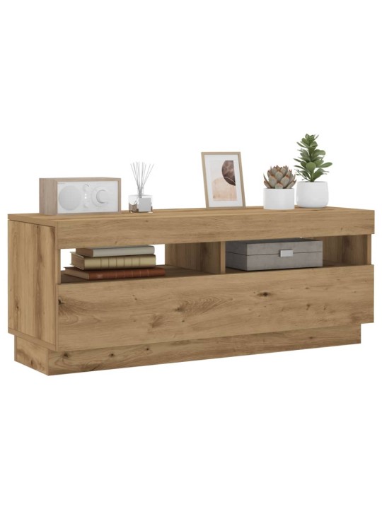 Tv skapītis ar led lampiņām, 100x35x40 cm, inženierijas koks