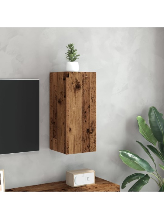 Tv skapītis, veca koka, 30,5x30x60 cm, inženierijas koks