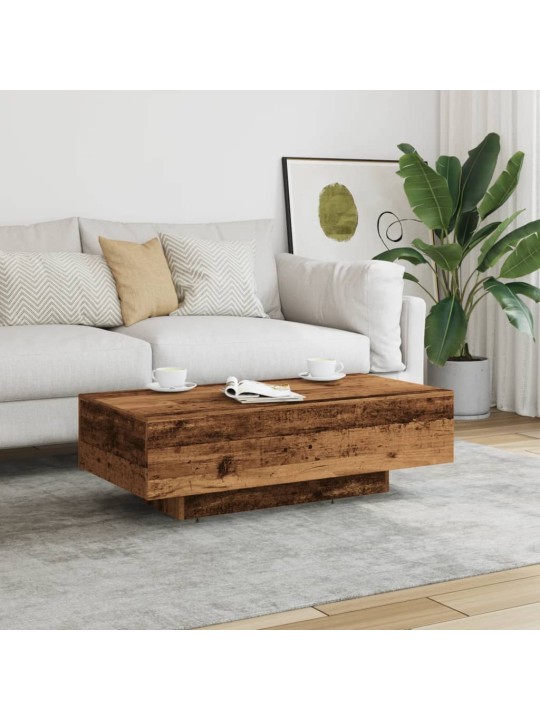 Kafijas galdiņš, veca koka, 100x49,5x31 cm, inženierijas koks