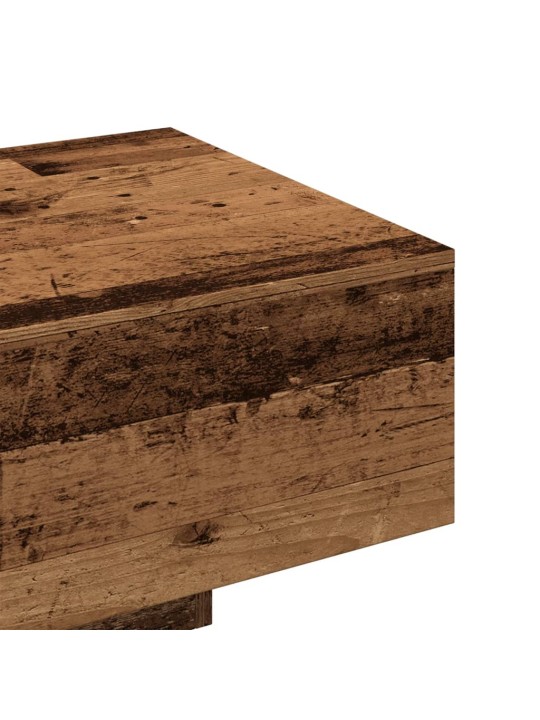 Kafijas galdiņš, veca koka, 100x49,5x31 cm, inženierijas koks