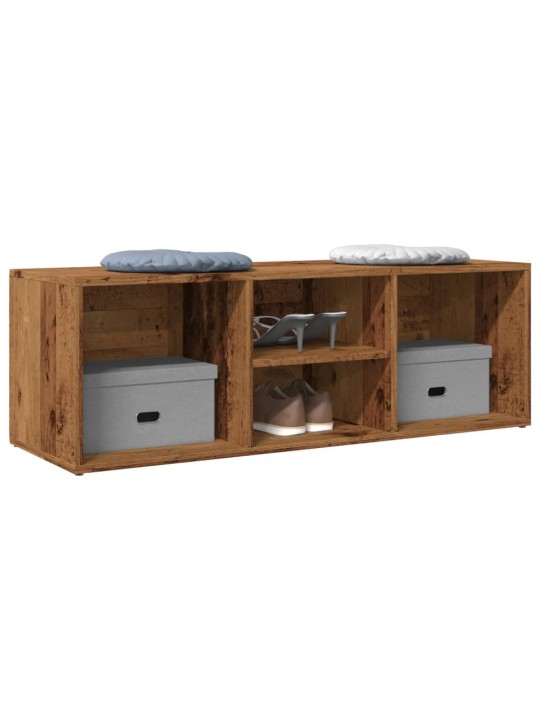 Apavu uzglabāšanas sols veca koka 105x35x35cm inženierijas koks