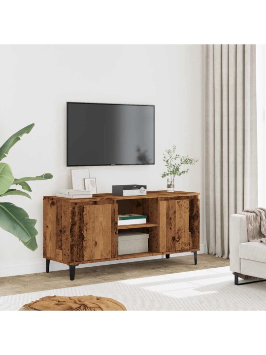 Tv skapītis, veca koka, 102x35x50 cm, inženierijas koks