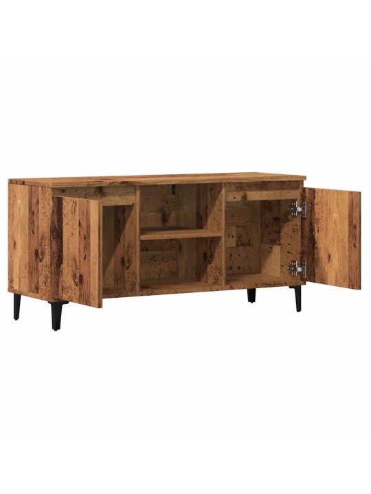 Tv skapītis, veca koka, 102x35x50 cm, inženierijas koks