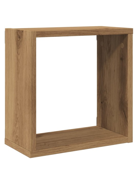 Kuba formas sienas plaukti 2 gab. 30x15x30 cm inženierijas koks
