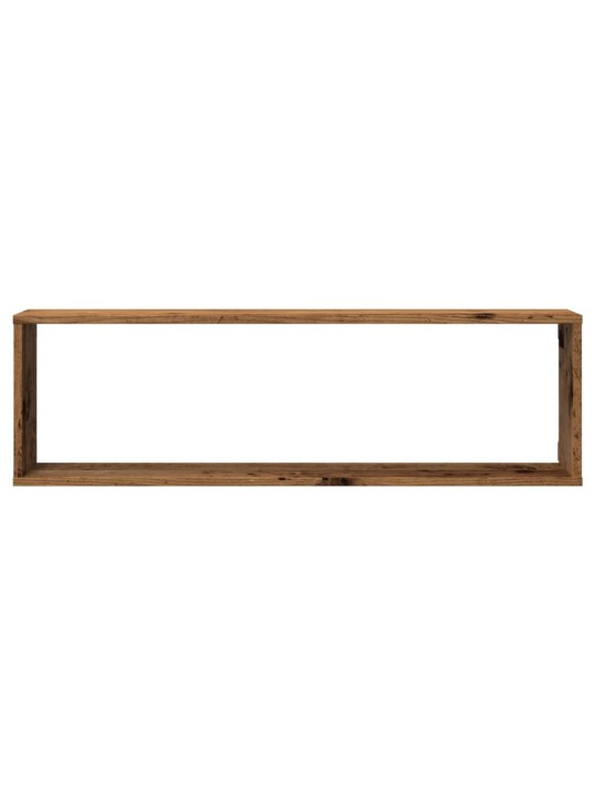 Kuba formas sienas plaukti 2 gab. 100x15x30cm inženierijas koks