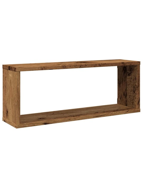 Sienas plaukti 4 gab vecais koks 60x15x23 cm skaidu plāksne