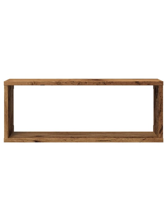 Sienas plaukti 4 gab vecais koks 60x15x23 cm skaidu plāksne