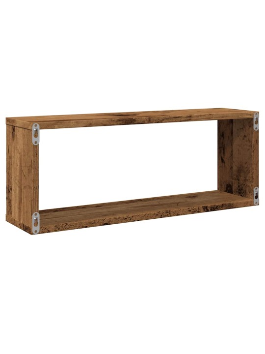 Sienas plaukti 4 gab vecais koks 60x15x23 cm skaidu plāksne