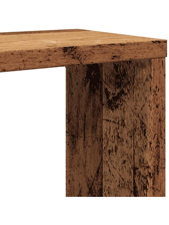 Sienas plaukti 4 gab vecais koks 60x15x23 cm skaidu plāksne