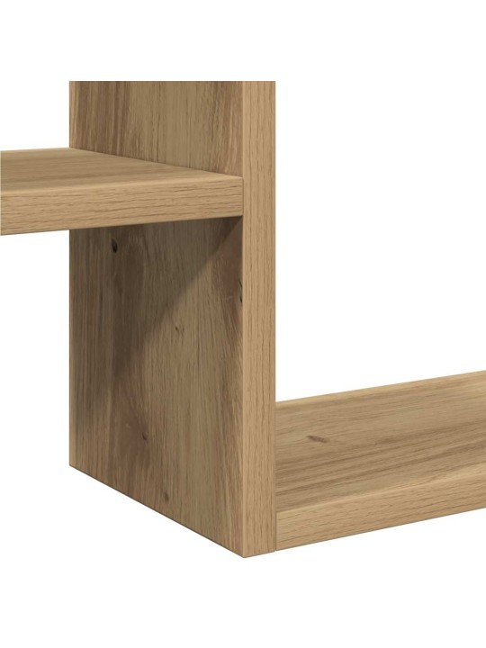 Sienas kubu plaukti 2 gab amatnieka ozols 50x15x50 cm